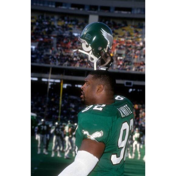 Philadelphia Eagles 90s COMPETITOR crew sweatshirt XL pullover kelly NFL vintage - Picture 5 of 5